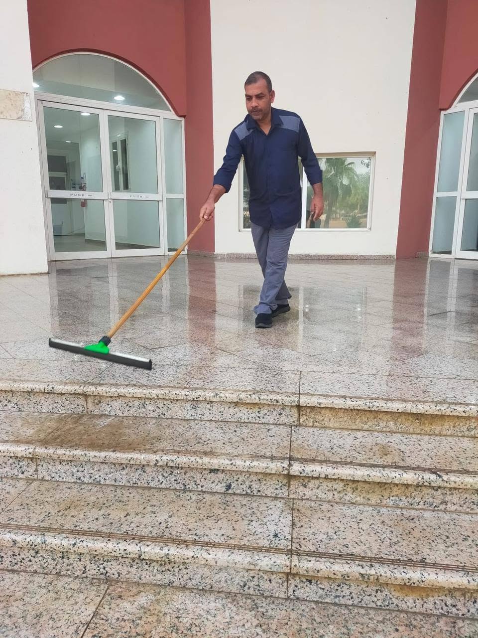 Floor and entrance cleaning